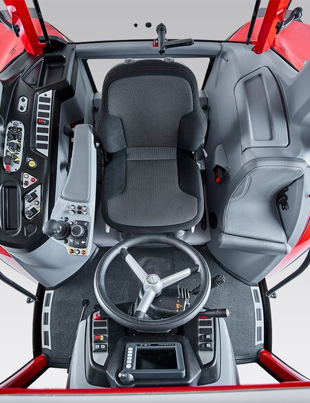 Drei übersichtliche Bedienbereiche