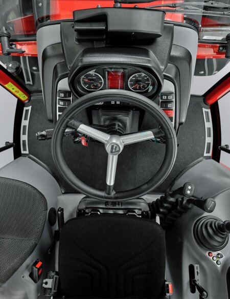 Three clearly arranged operating areas