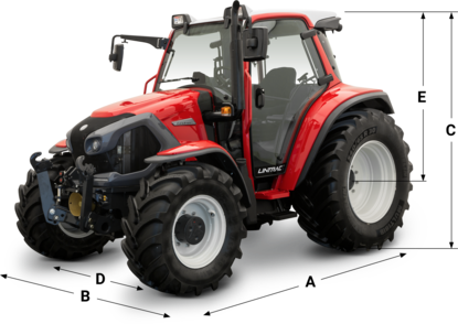 Dimensionen Lintrac 90 Dimensionen Lintrac 90