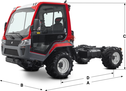 Dimensions Unitrac 72 P5 Dimensions Unitrac 72 P5